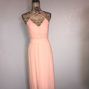 🌟Brand New🌟LuLu’s Peach 🍑 Spaghetti Strap Dress